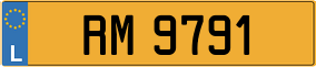 Truck License Plate